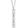 20251128011510-1f0cbf7a-f351-6348-b18e-72326e93dbaa.png “Live. Travel. Repeat.” Engraved Bar Necklace – Minimalist Travel Jewelry
