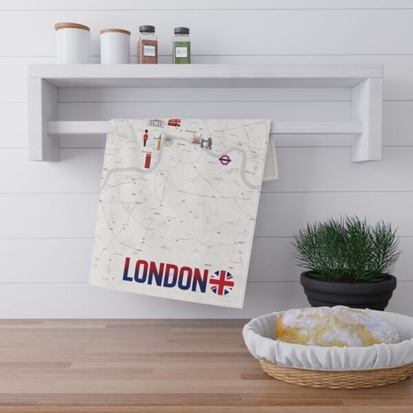 4204154724861533313_2048.jpeg Tea Towel London Map – Minimalist City Icons (Cotton or Polyester)