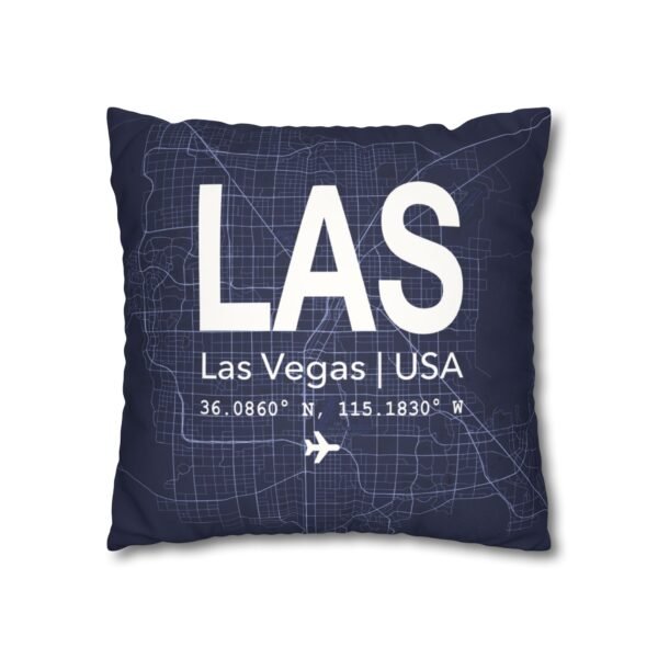 Custom Airport Code Pillow - Travel Decor Cushion Cover (16x16")