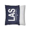 Custom Airport Code Pillow - Travel Decor Cushion Cover (16x16")