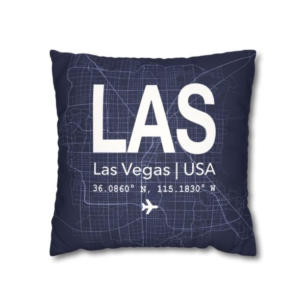Custom Airport Code Pillow - Travel Decor Cushion Cover (16x16")