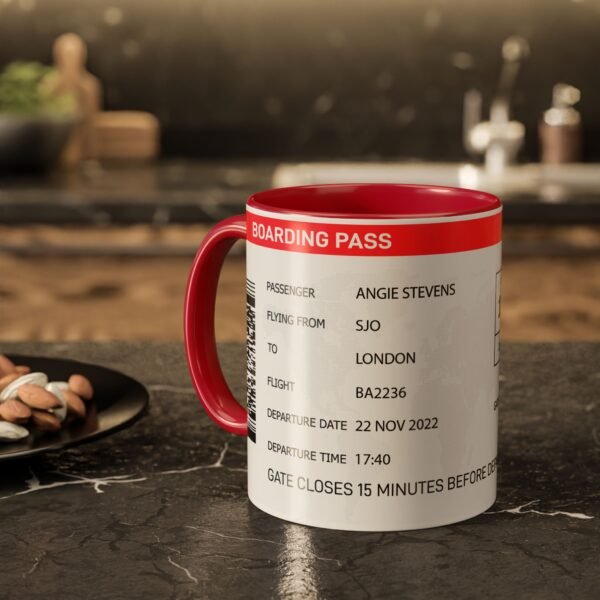 11911907696974469164_2048.jpeg Custom Boarding Pass Travel Mug — Personalized Flight Ticket Design (11oz)