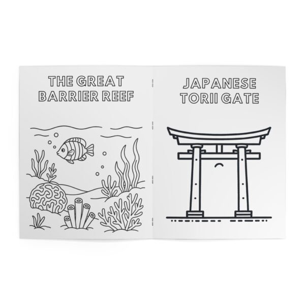 2907067014959768757_2048.jpeg Color the World: Travel Coloring Book for Kids — Famous Landmarks & Animals