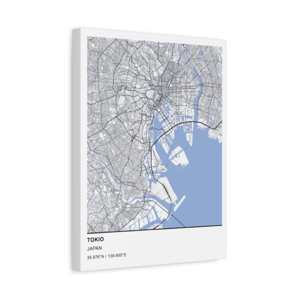 3811663032409512562_2048.jpeg Custom City Map Canvas Print – Personalized Wall Art for Any City – (12×16 in)