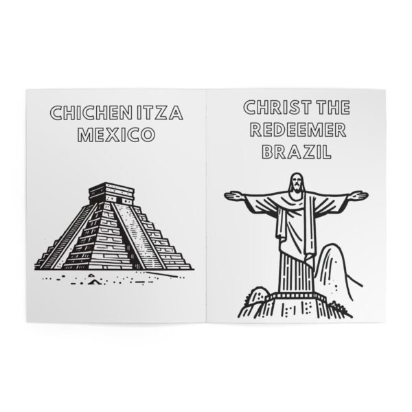 9118141729295956812_2048.jpeg Color the World: Travel Coloring Book for Kids — Famous Landmarks & Animals